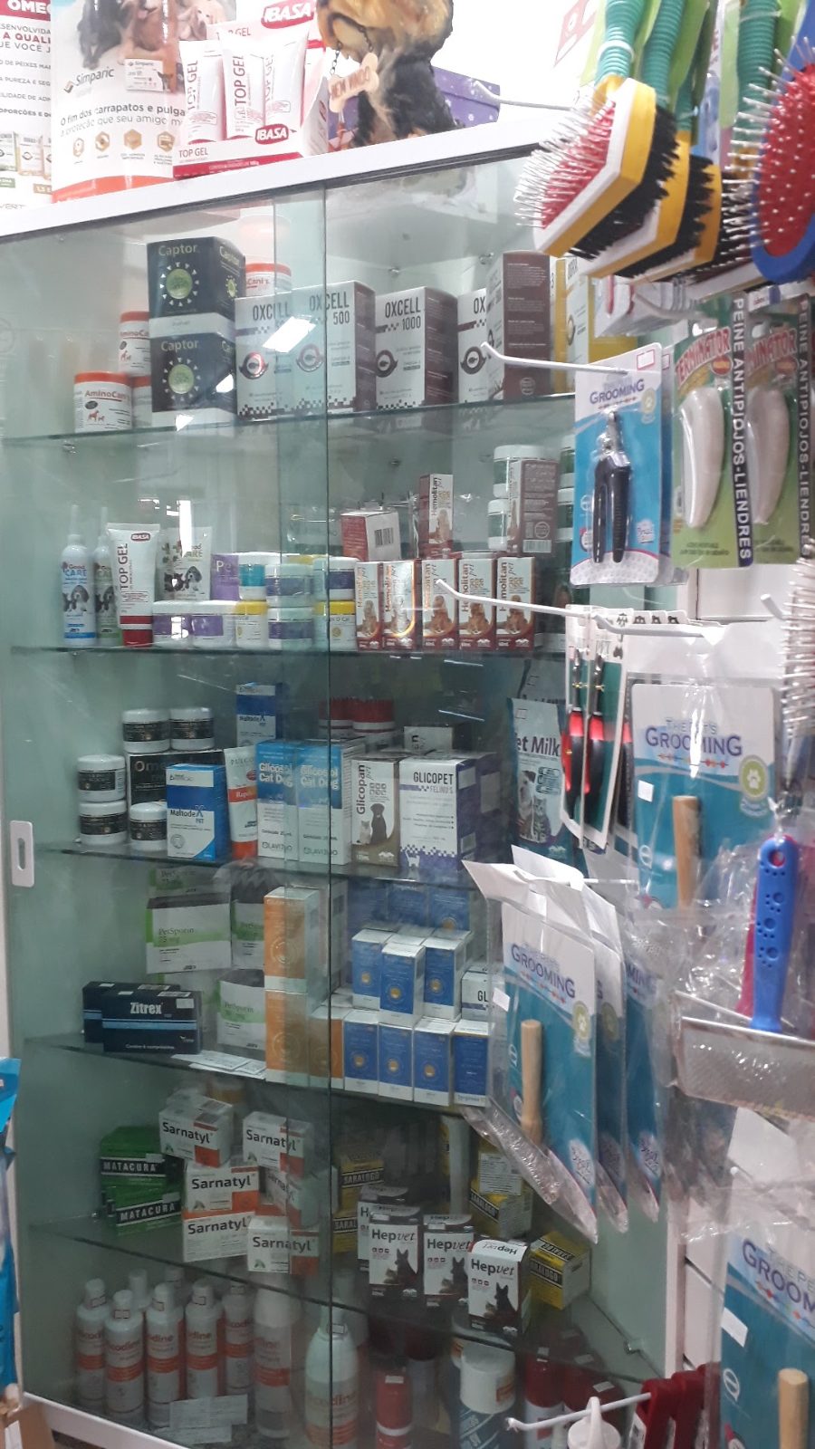 Vitrine de medicamentos