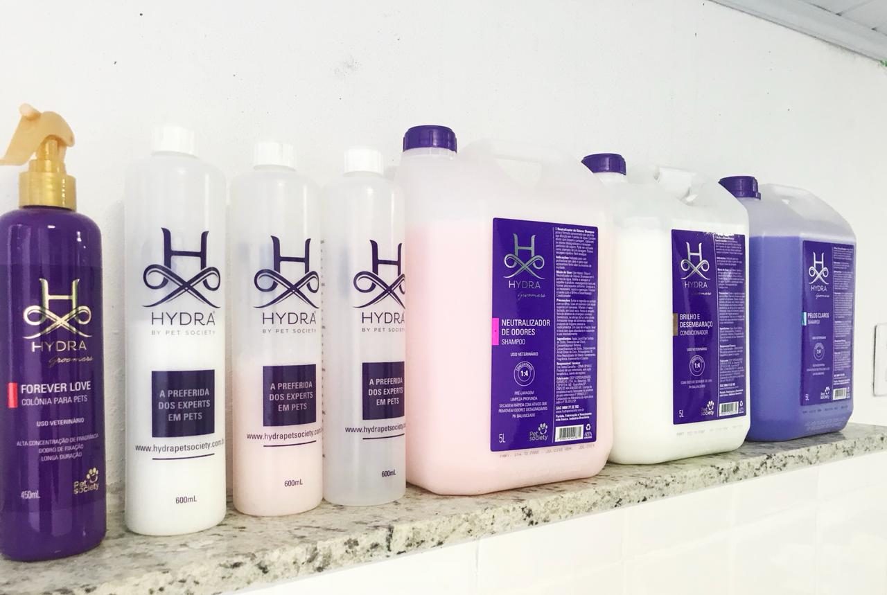 Shampoos usados no banho